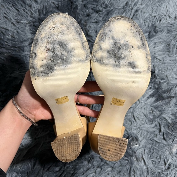 Shoe Cult By Nasty Gal Chunky Heels - Nude - Picture 3 of 4